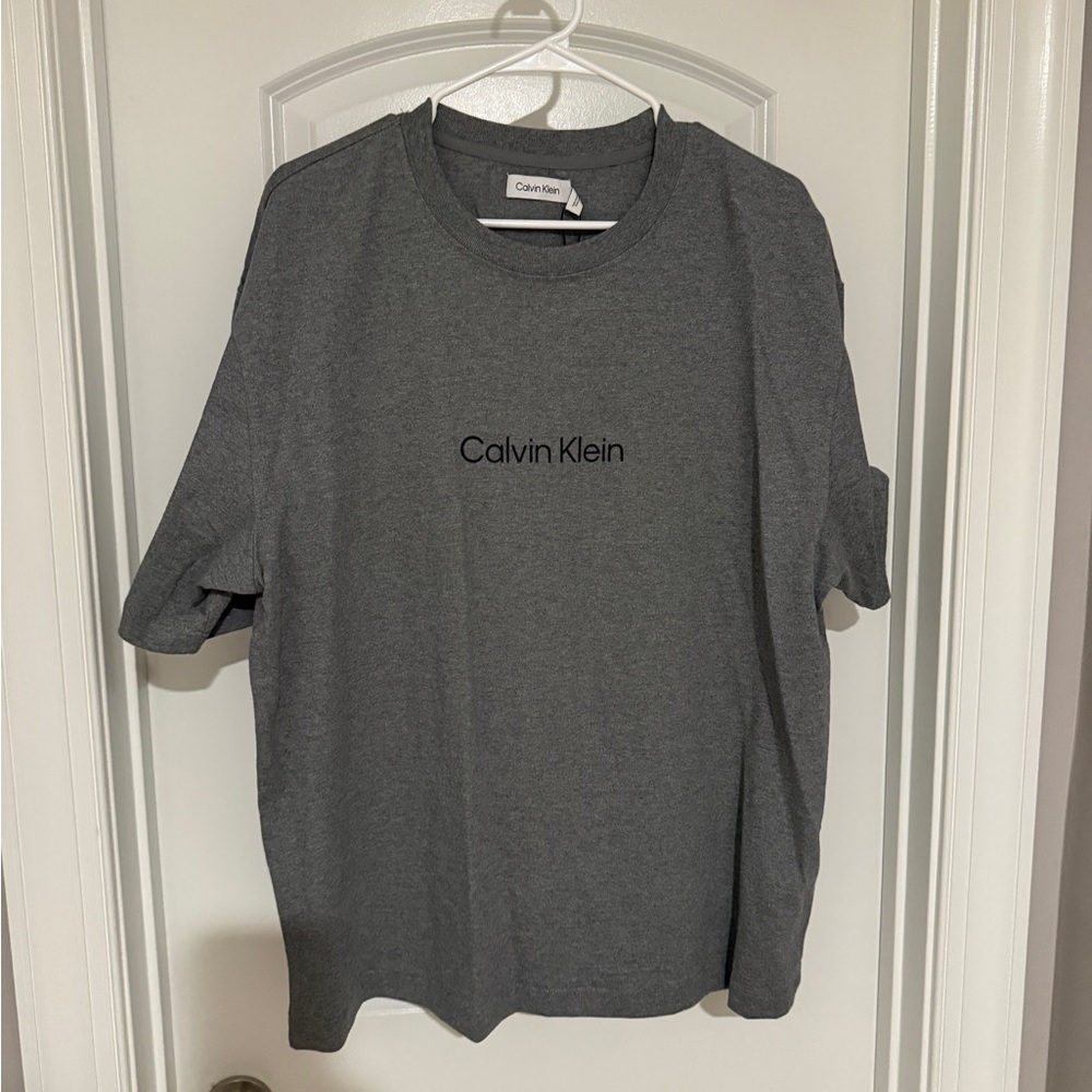 Calvin Klein Men's Charcoal Tee